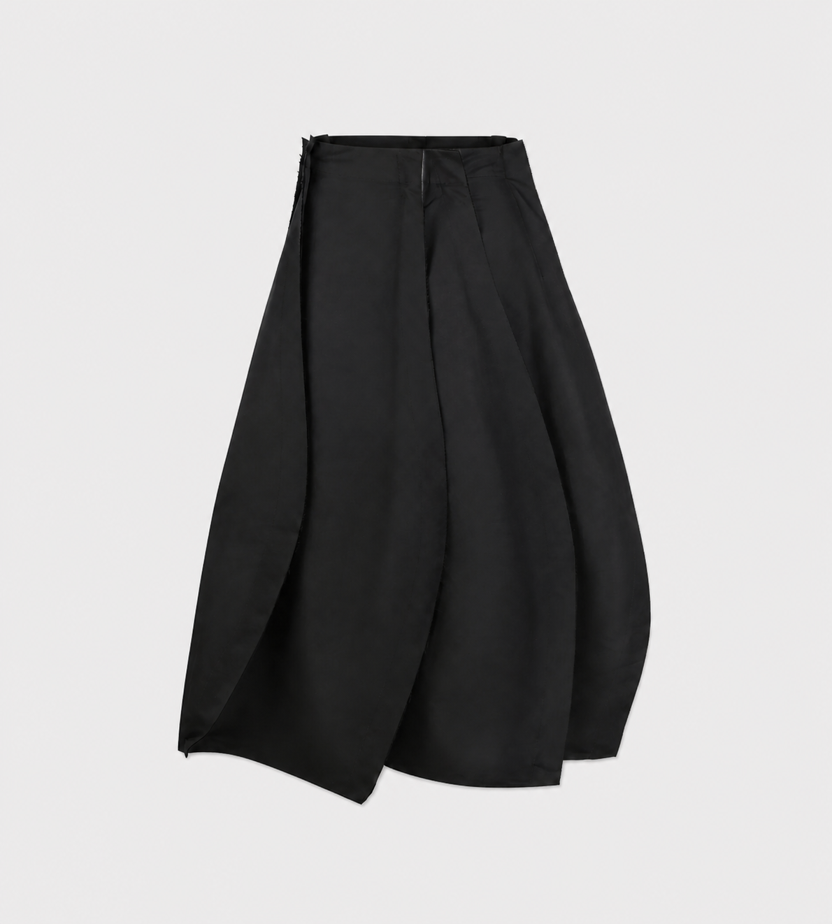 Litkovska Ruffled Midi Skirt Black at WDLT117, Toronto