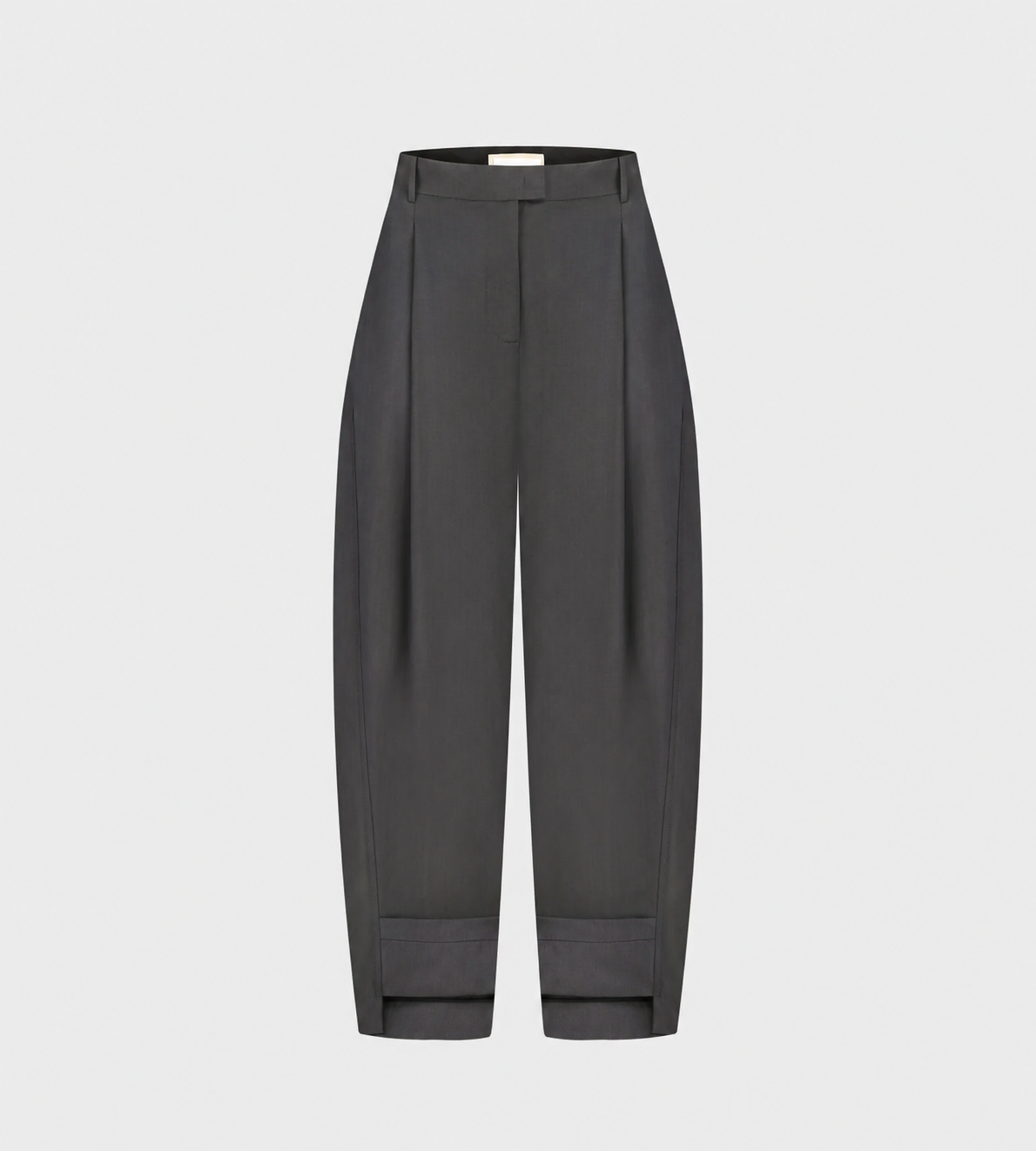 Litkovska Pleated Barrel-Leg Pants In Grey at WDLT117, Toronto