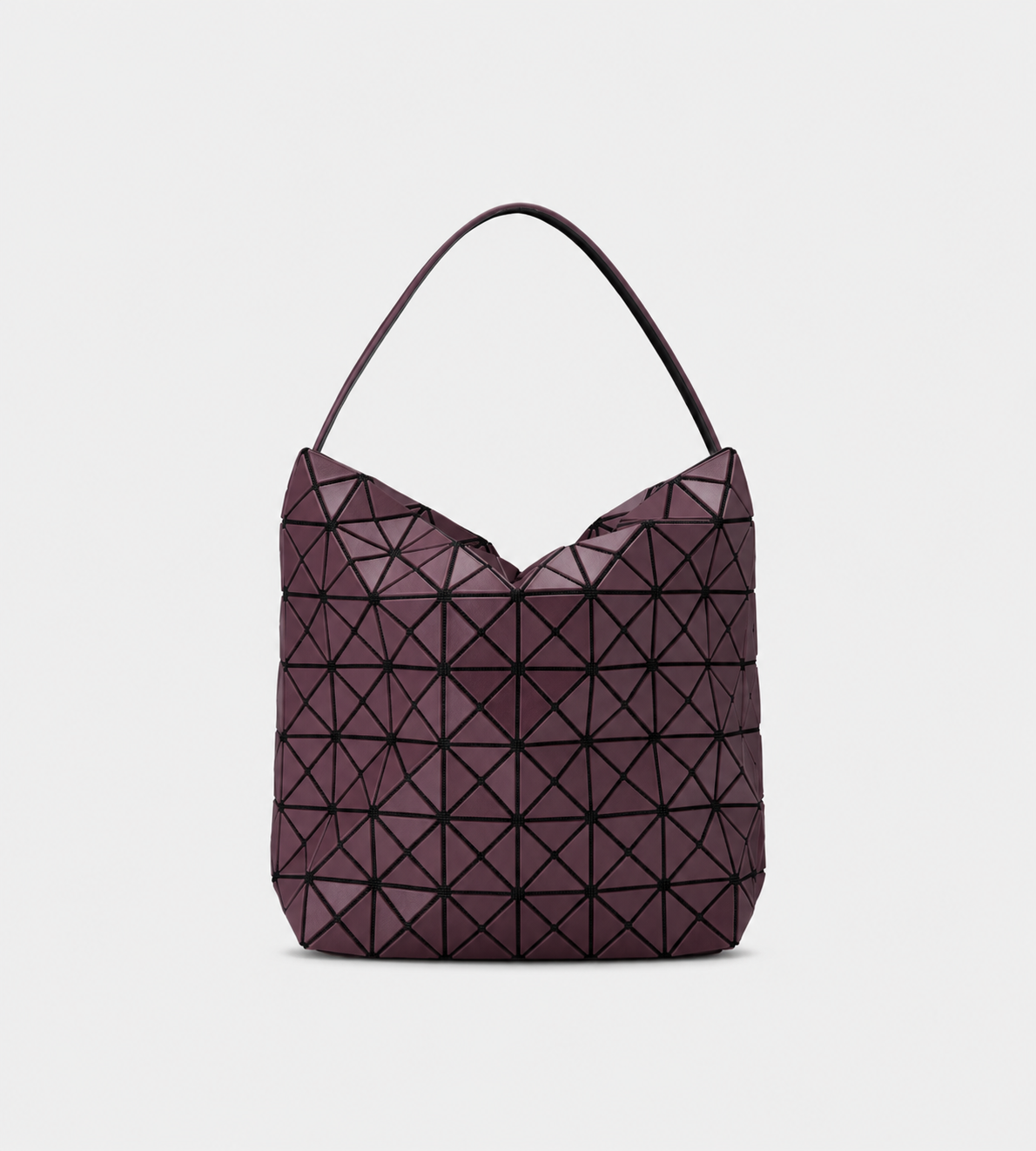 BAOBAO Issey Miyake Valley Handbag Burgundy at WDLT117, Toronto