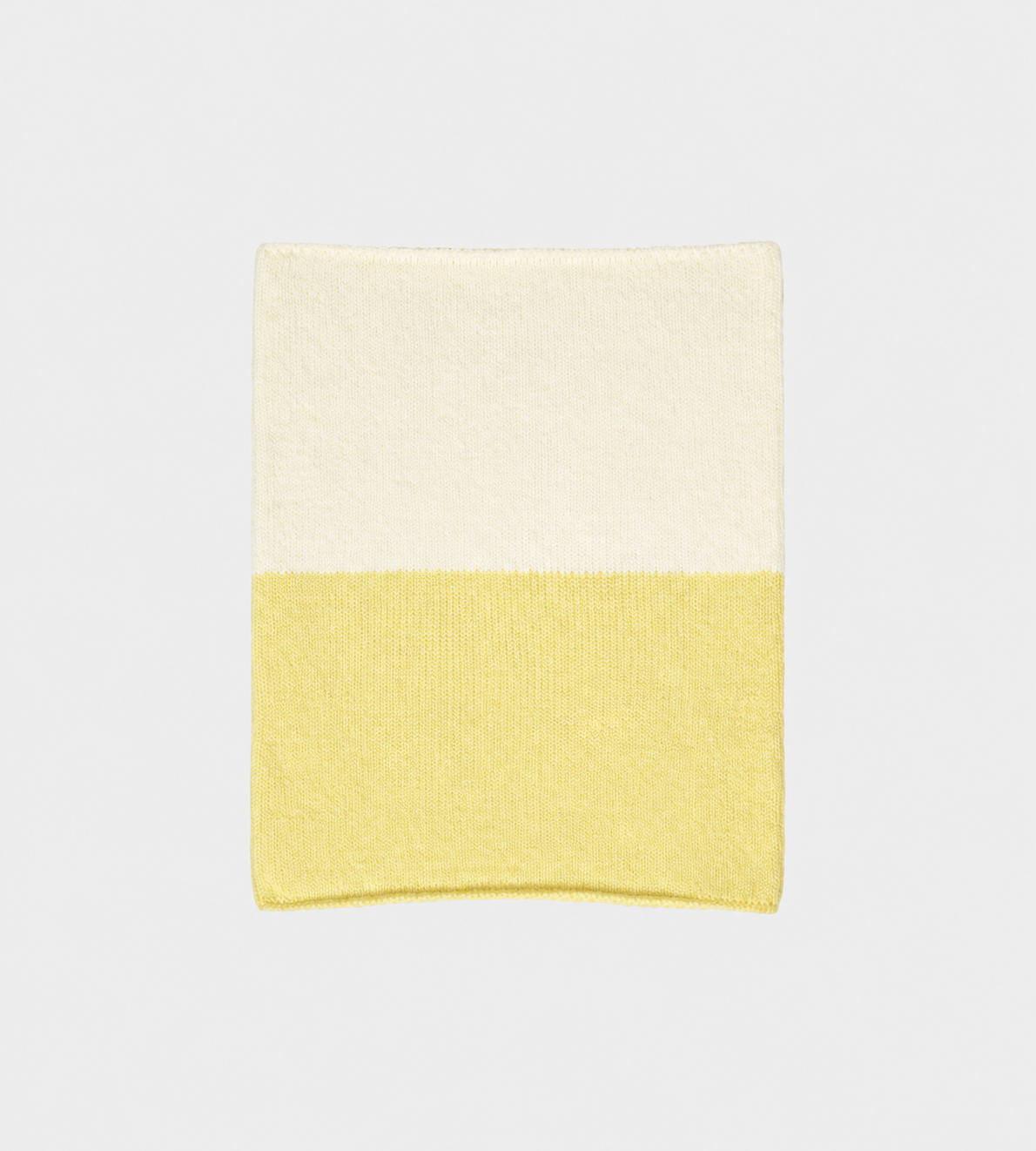 Homme Plisse Issey Miyake Winter Gear Color Block Neck Warmer Yellow at WDLT117, Toronto