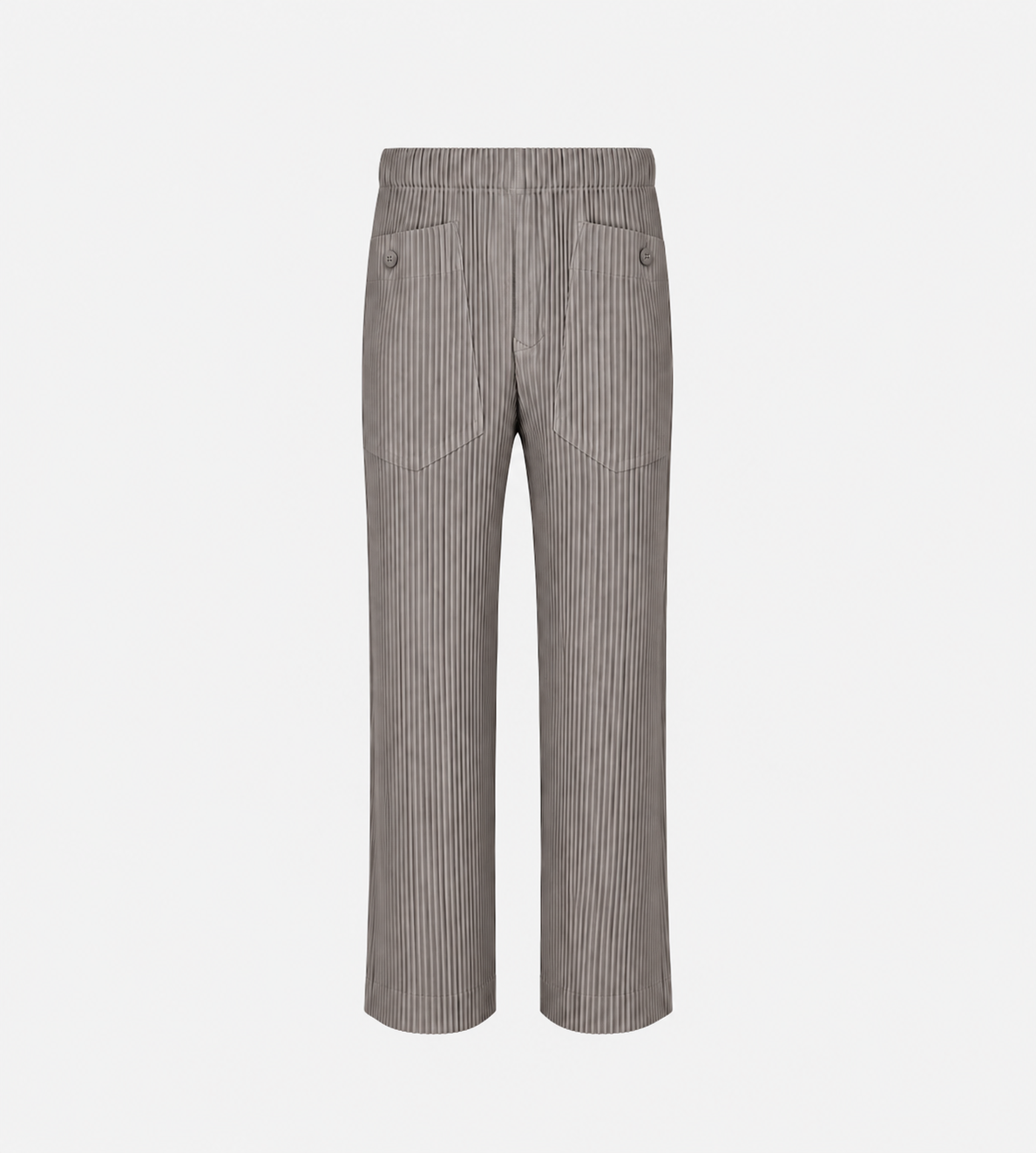 Homme Plisse Issey Miyake Monthly Colors Straight-Leg Pants Dim Gray at WDLT117, Toronto