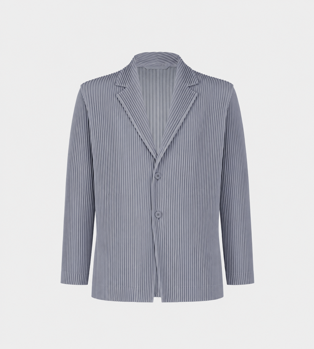 Homme Plisse Issey Miyake Kersey Pleats Jacket Blue Grey at WDLT117, Toronto