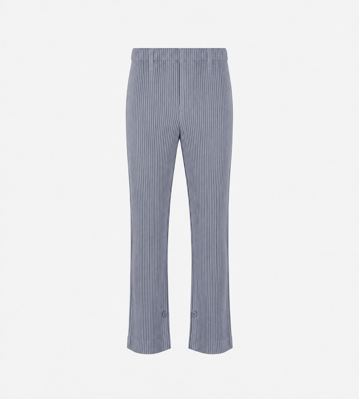 Homme Plisse Issey Miyake Kersey Pleats Straight-Leg Trousers Blue Grey at WDLT117, Toronto