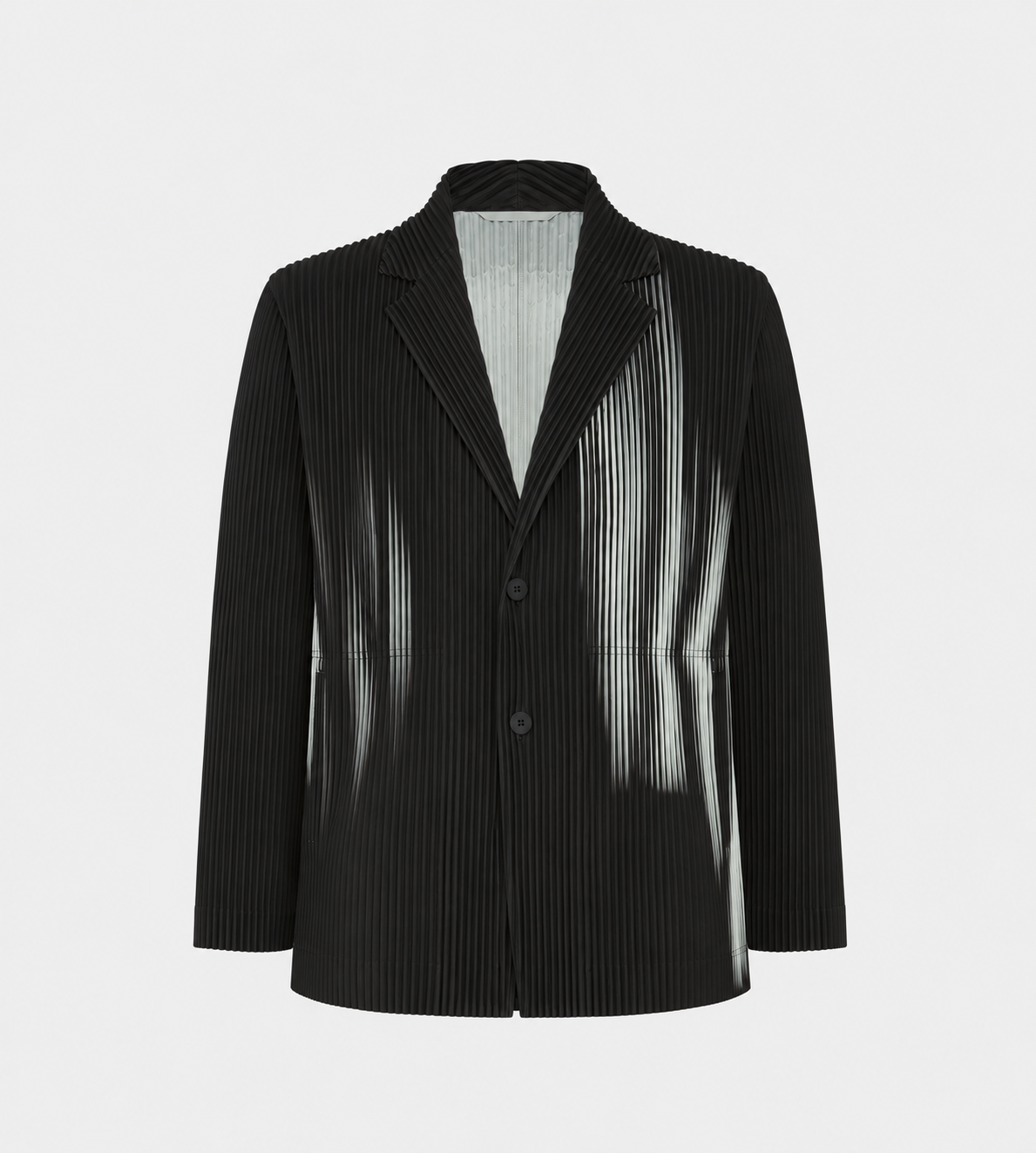 Homme Plisse Issey Miyake In the Shadow Pleated Jacket Shadow Black at WDLT117, Toronto