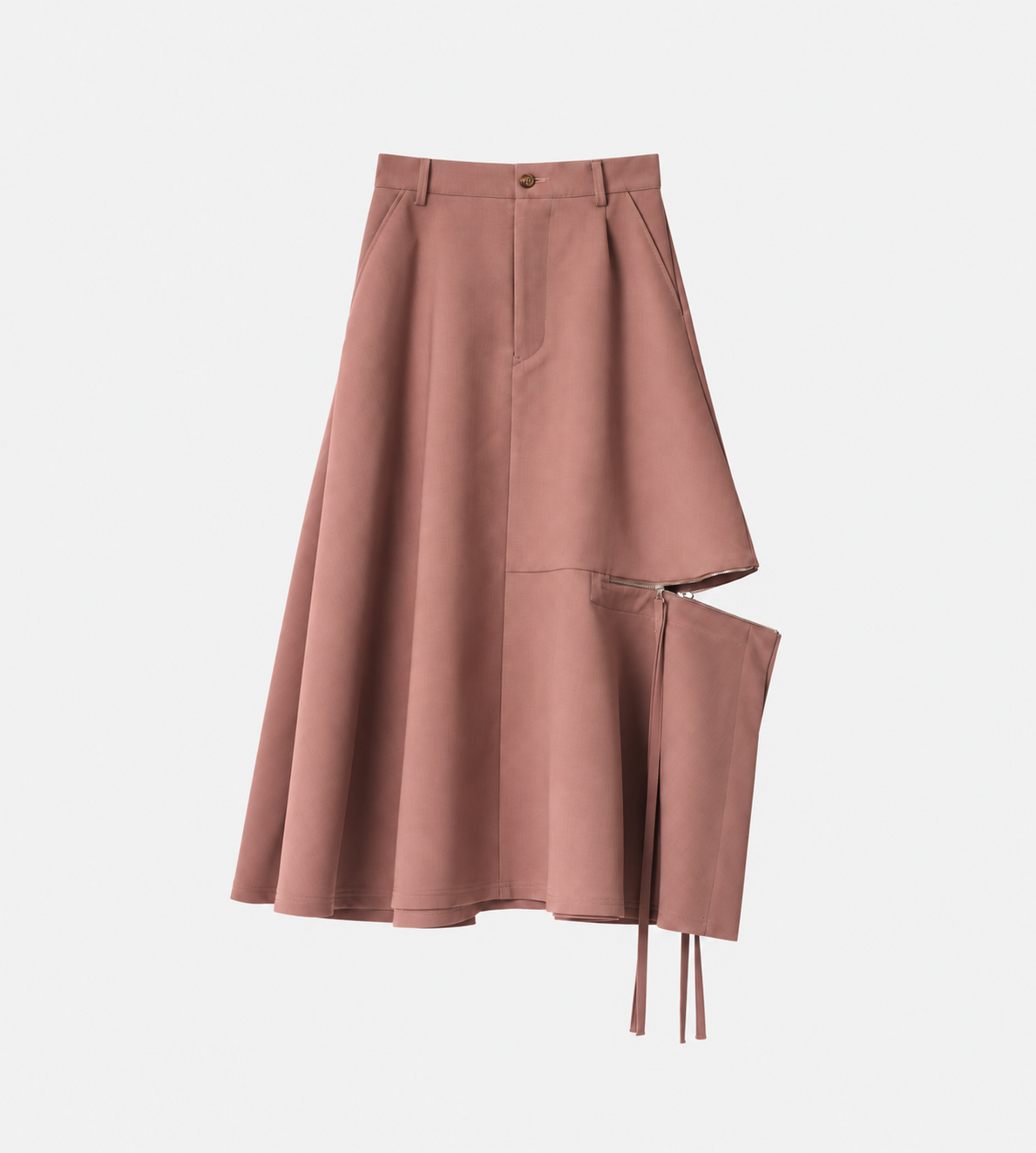 UJOH Zip Flare Skirt Rosy Brown at WDLT117, Toronto