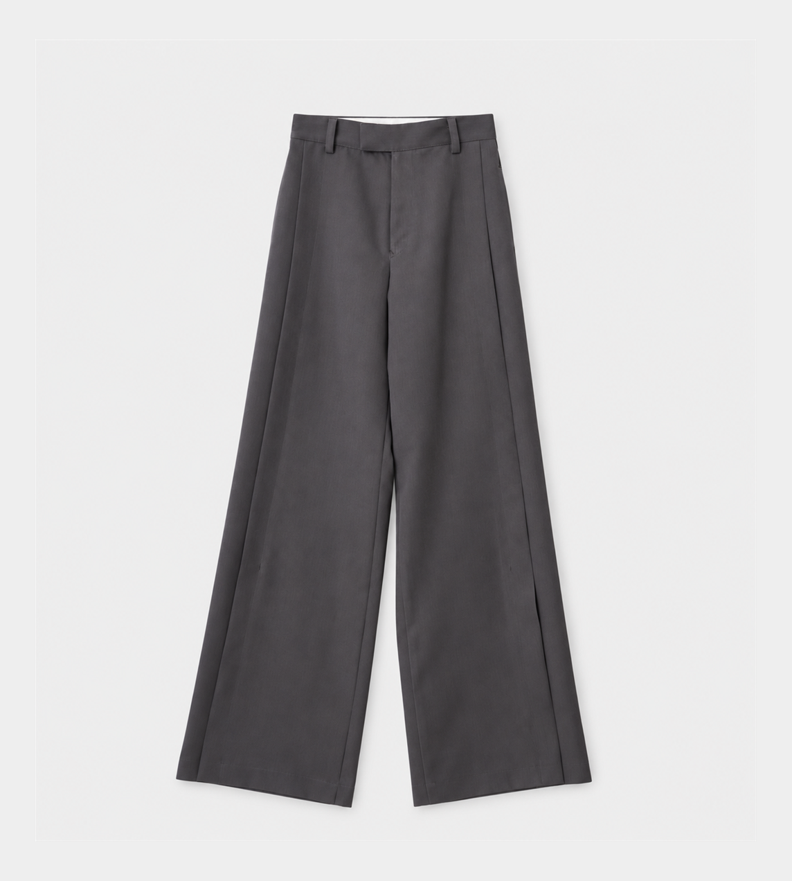 UJOH Front Slit Flare Pants Steel Grey at WDLT117, Toronto