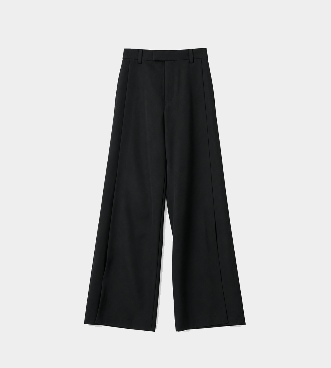 UJOH Front Slit Flare Pants Black at WDLT117, Toronto