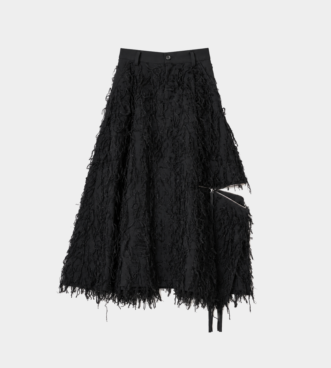 UJOH Zip Flare Skirt Black at WDLT117, Toronto