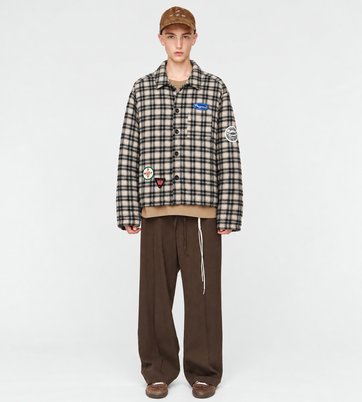 Song for the Mute Padded Workman Jacket Beige at WDLT117, Toronto