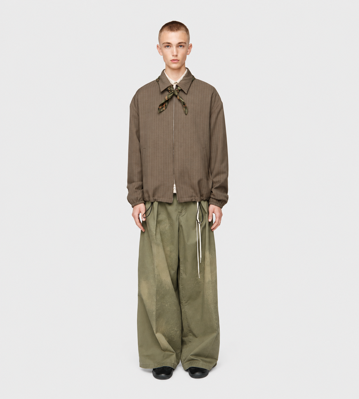 Song for the Mute Slim Coach Jacket Taupe at WDLT117, Toronto