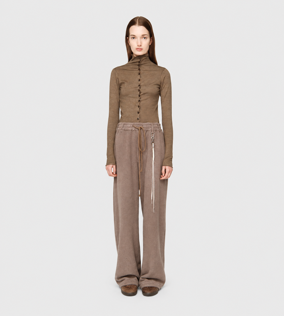 Song for the Mute Fleece Relaxed Lounge Pants Mauve at WDLT117, Toronto