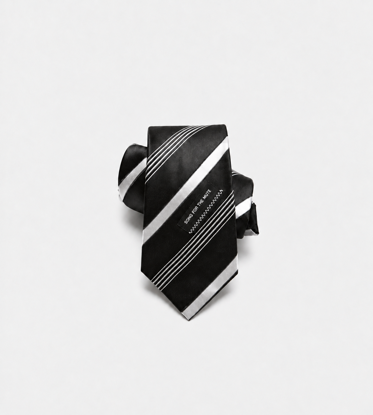 Song for the Mute Satin Playground Tie Blk/Wht at WDLT117, Toronto