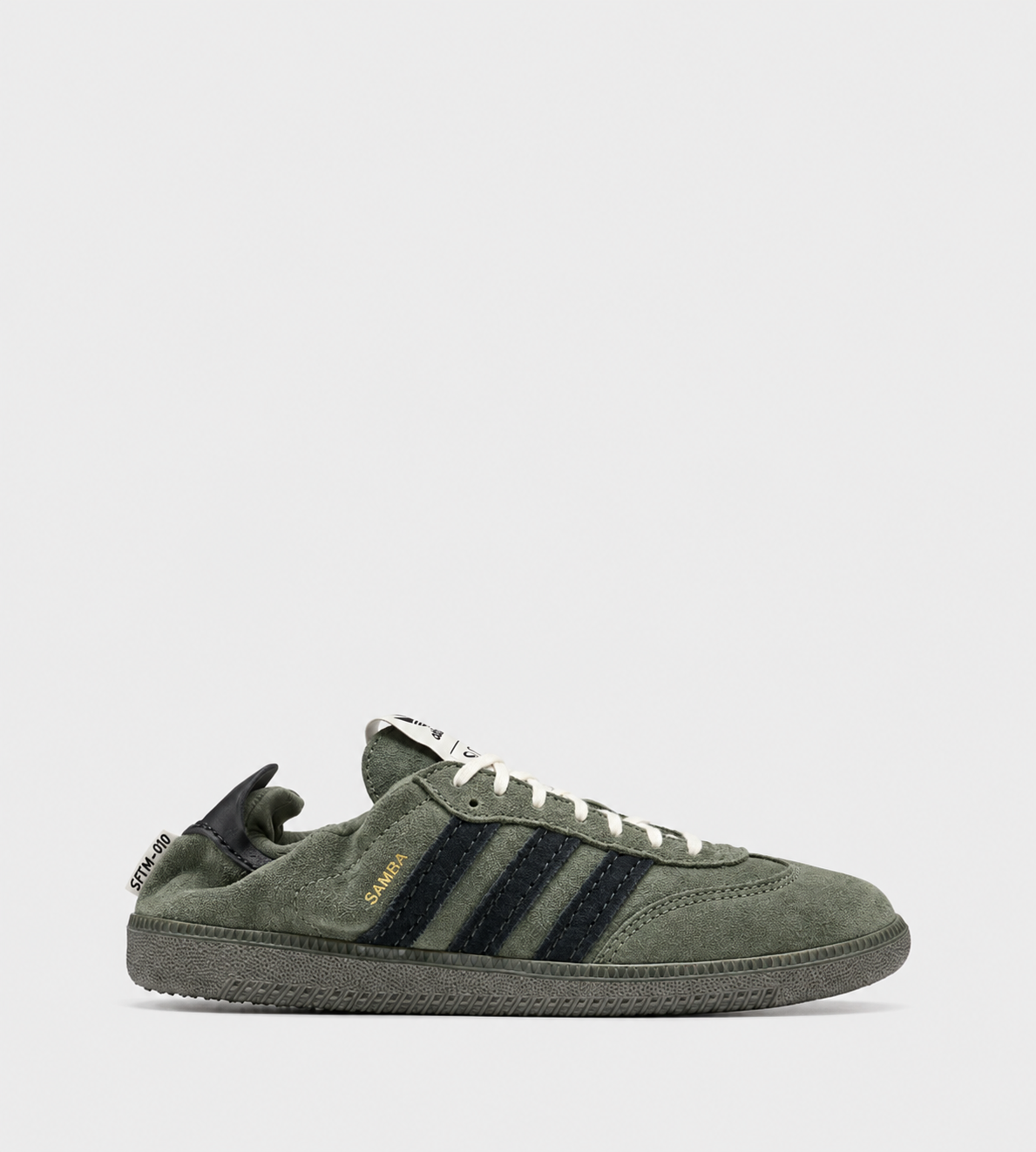 Song for the Mute SFTM x ADIDAS 008 Samba OG Green at WDLT117, Toronto