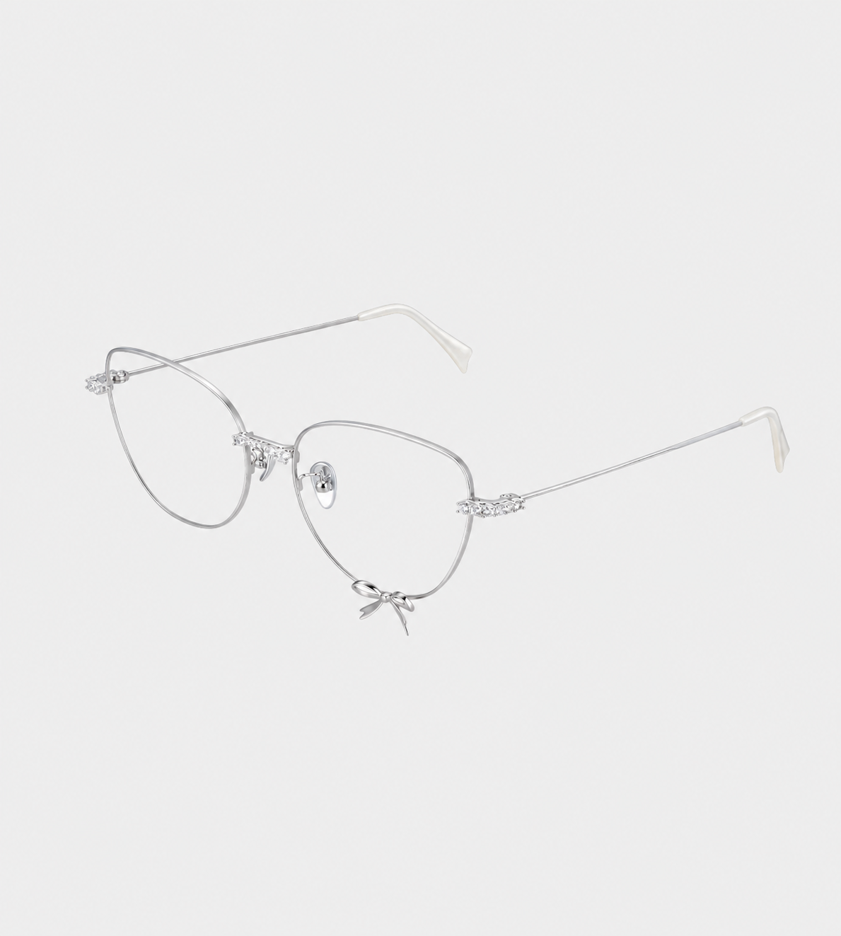 YVMIN Metal Bowknot Glasses Silver at WDLT117, Toronto
